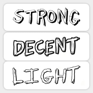 Anthony Fantano Strong Decent Light Sticker Collection Sticker